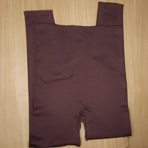 Blanqi Womens Purple Maternity Leggings Large - Picture 2 of 7